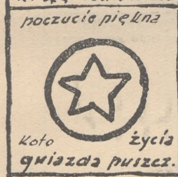 poczucie piękna — koło życia; gwiazda puszczańska