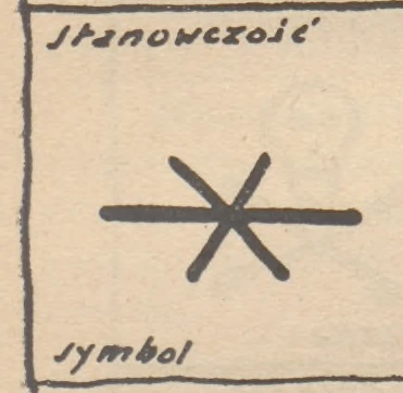 stanowczość — symbol