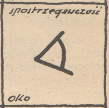 spostrzegawczość — oko